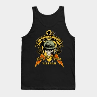 1st Air Cavalry Division Air Cav - Ride The Thunder Tank Top